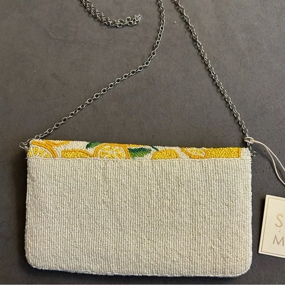 Sol de Verano Lemon Beaded Wristlet - Yellow and White - Picture 2 of 7